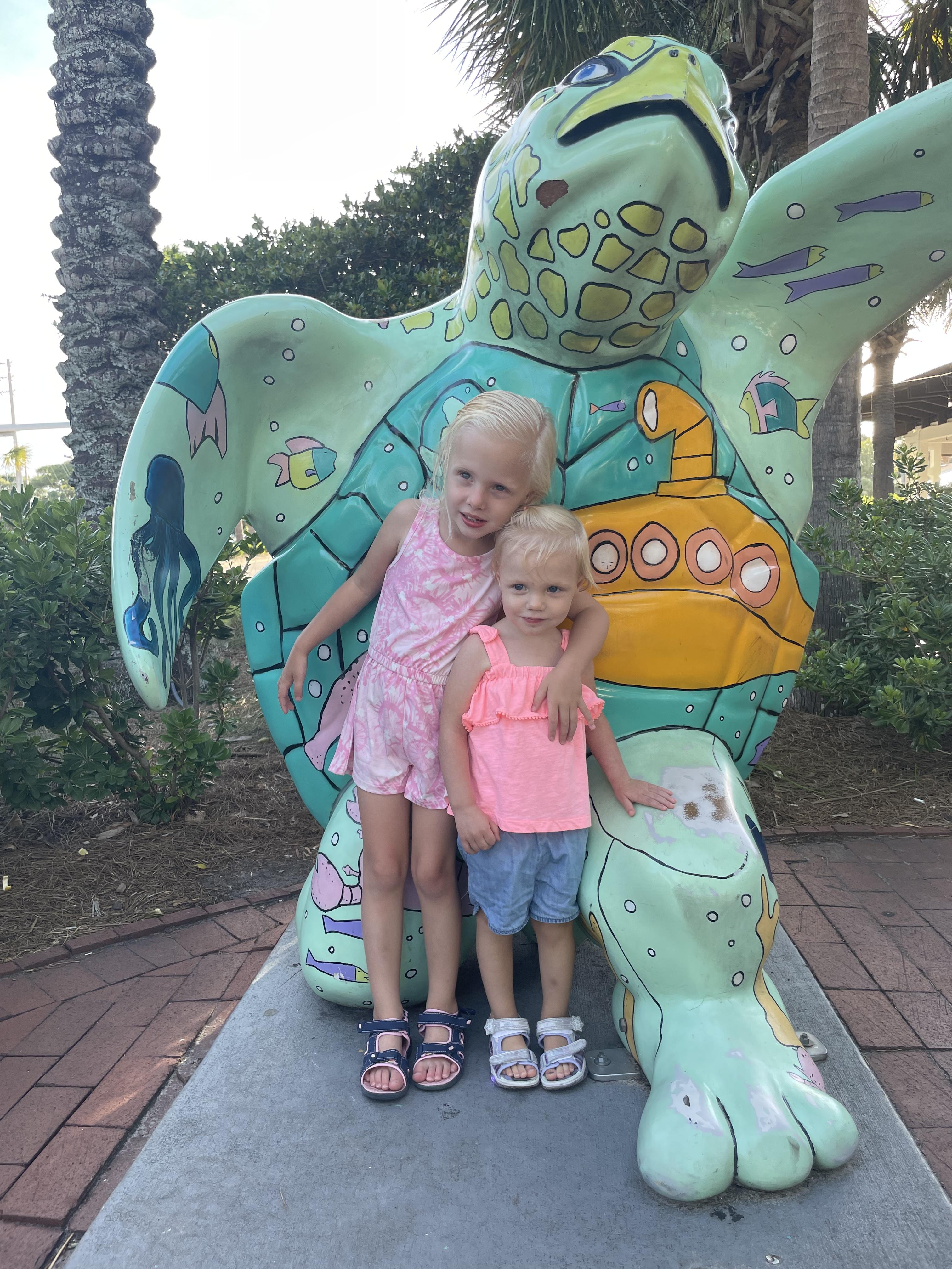 My girls at Atlantic Beach