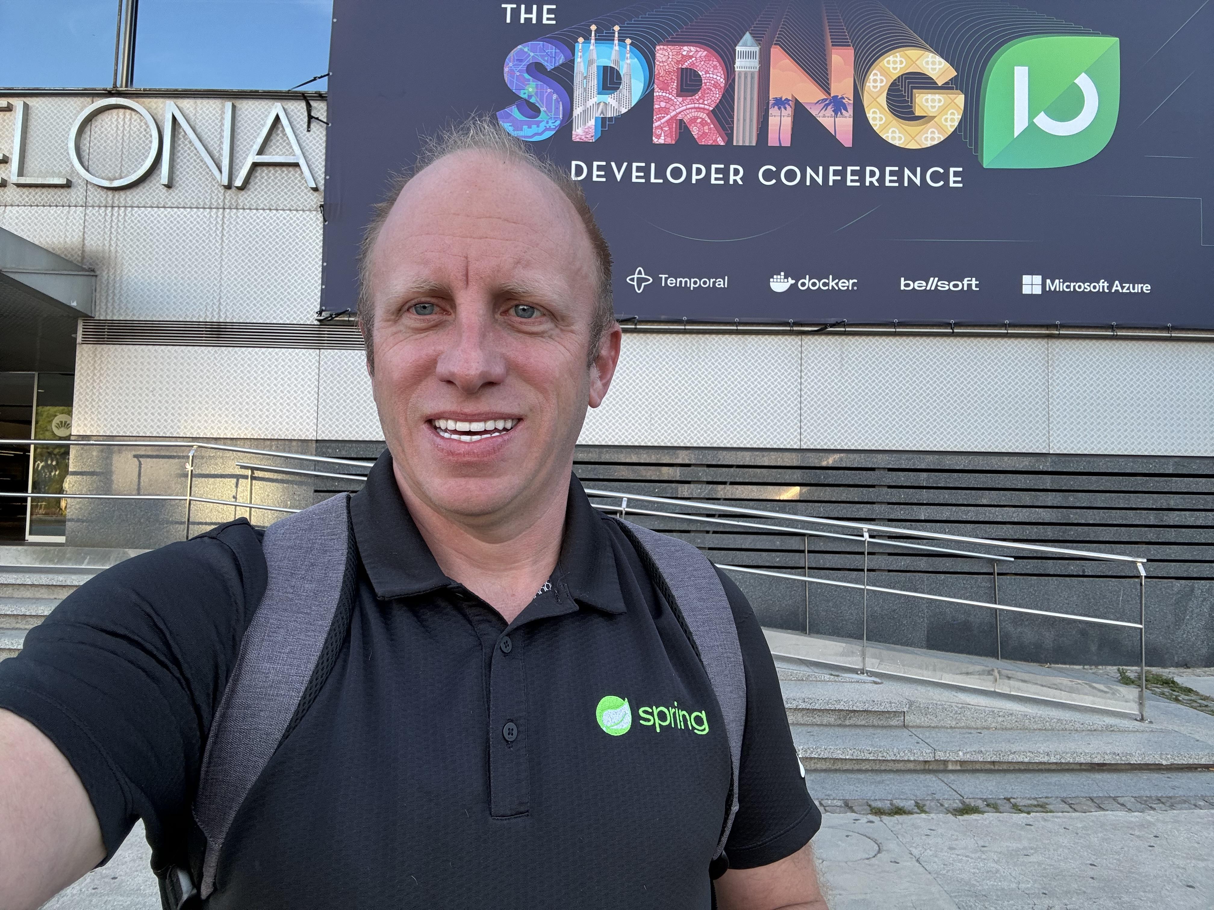 Dan at Spring I/O 2024