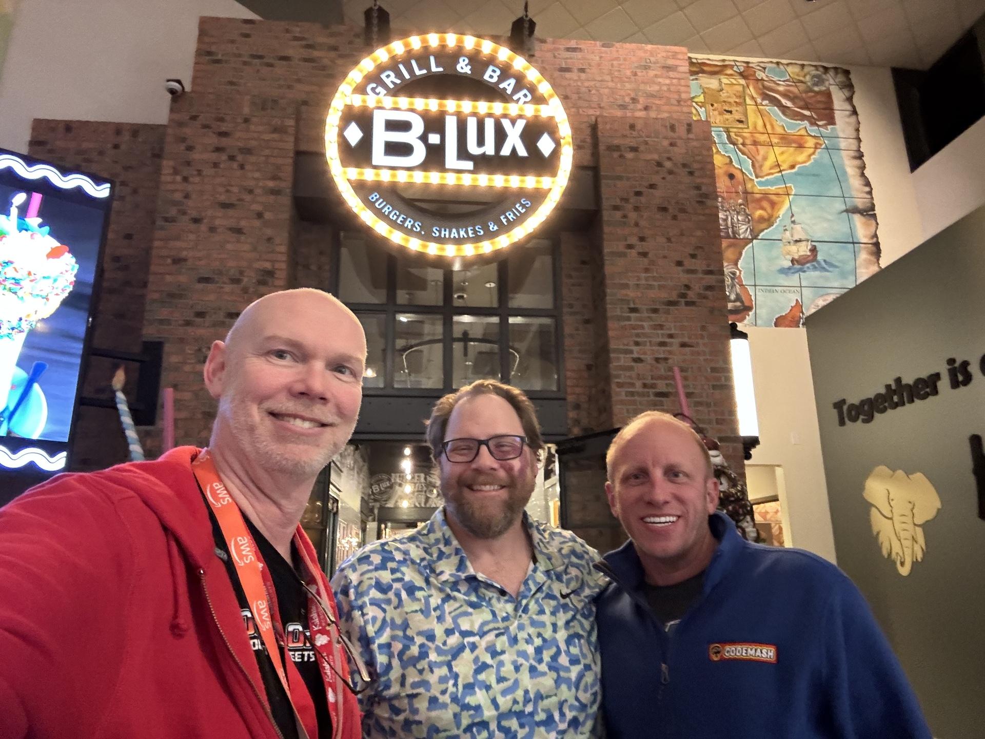 Dinner with Chris and Nate