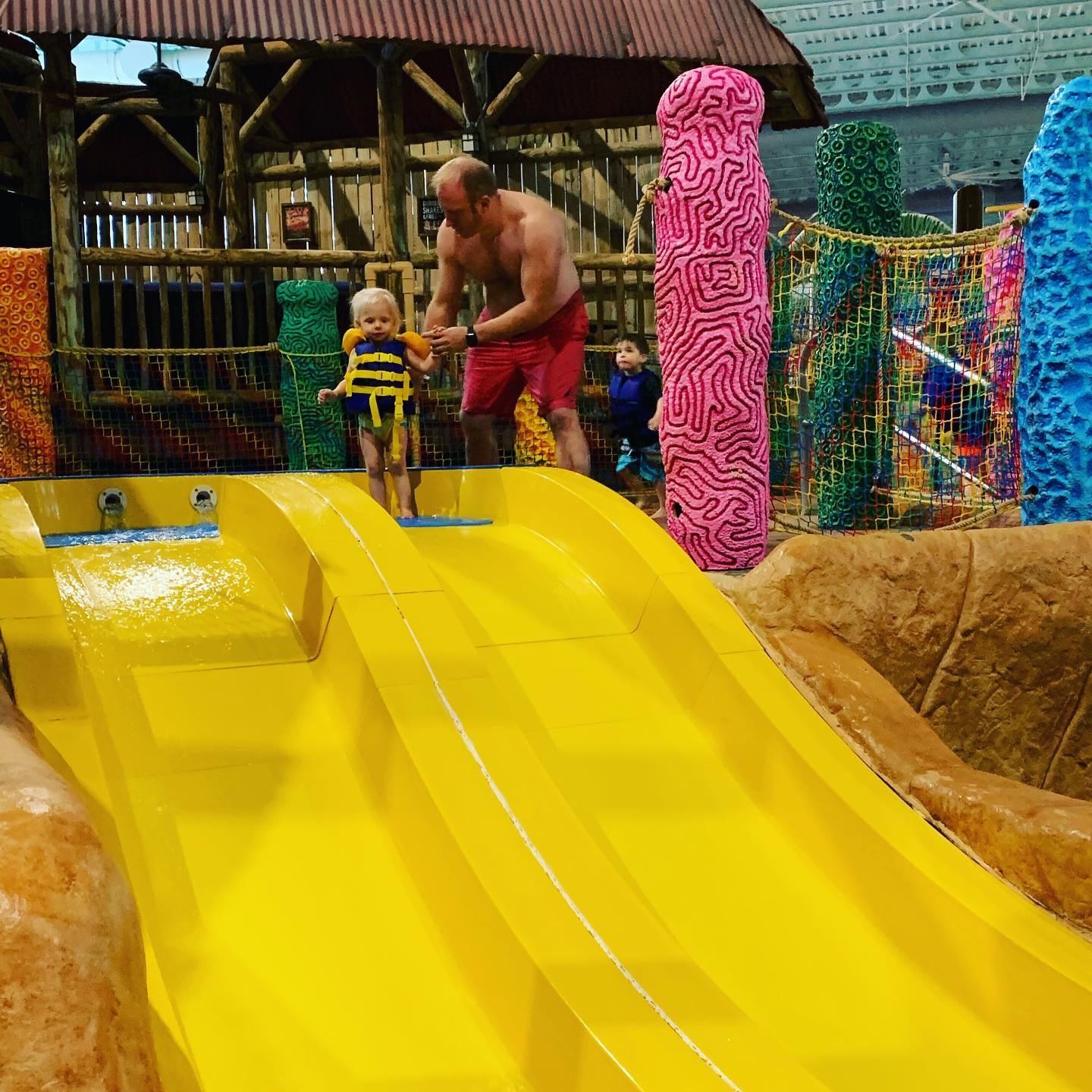 Bella & Dad at Kalahari