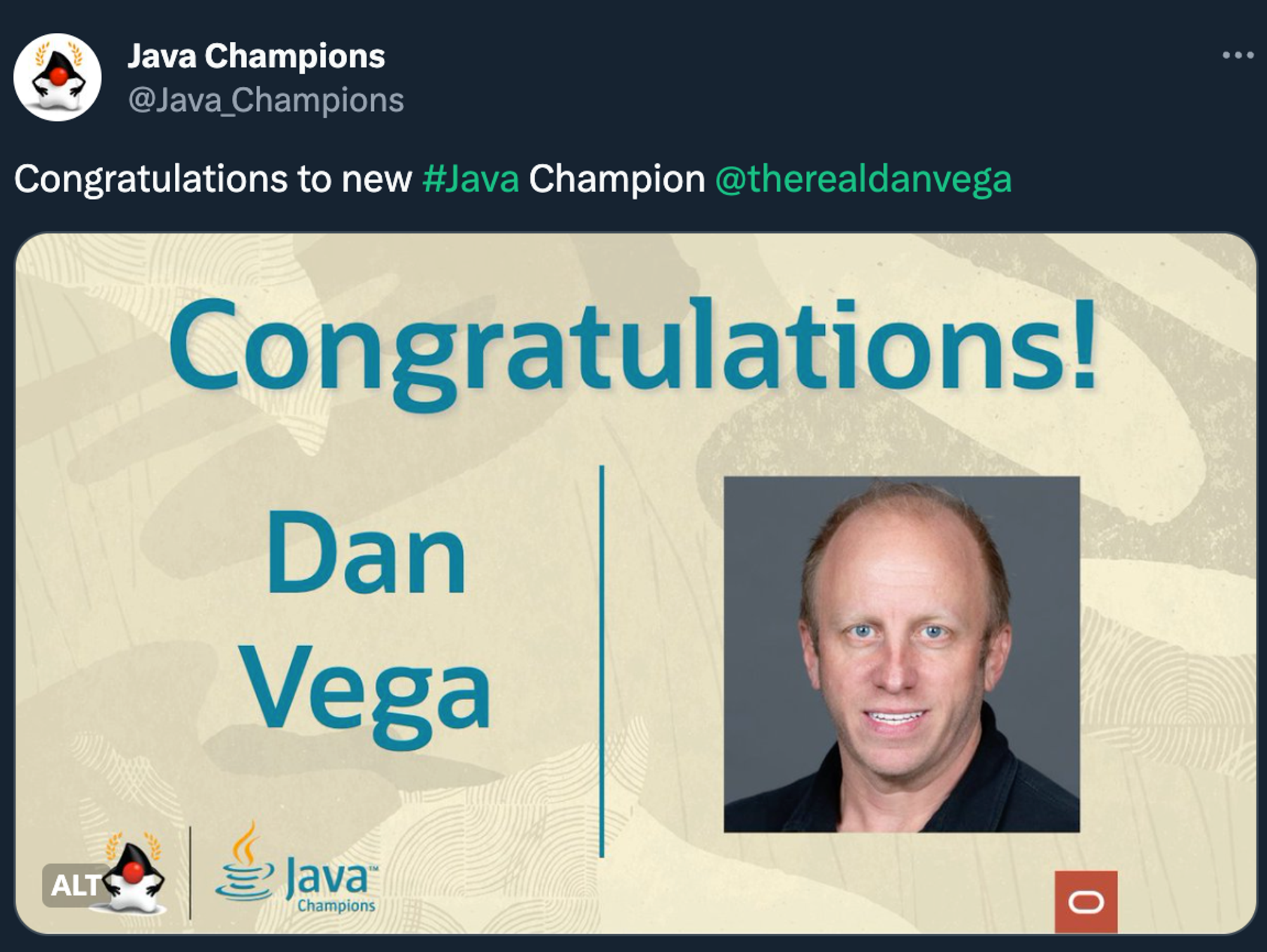 Java Champions Tweet